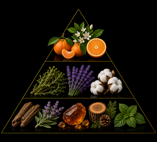 Fragrance pyramid