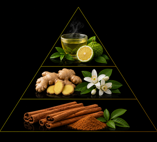 Fragrance pyramid