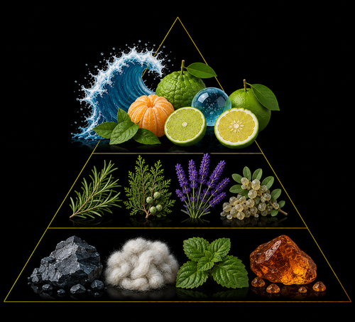 Fragrance pyramid