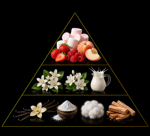 Fragrance pyramid