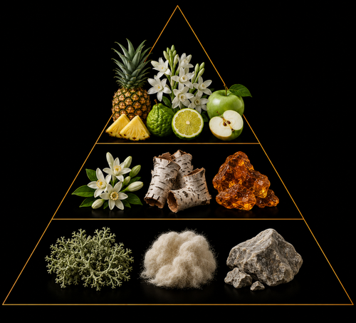 Fragrance pyramid