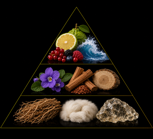 Fragrance pyramid