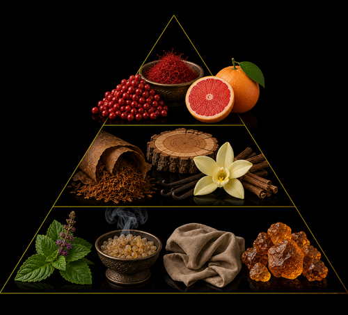 Fragrance pyramid