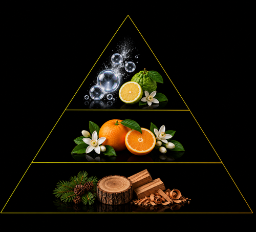 Fragrance pyramid