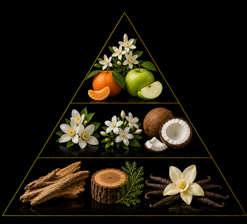 Fragrance pyramid