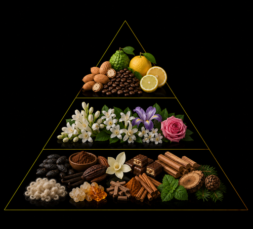 Fragrance pyramid