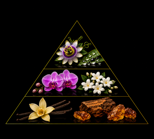 Fragrance pyramid