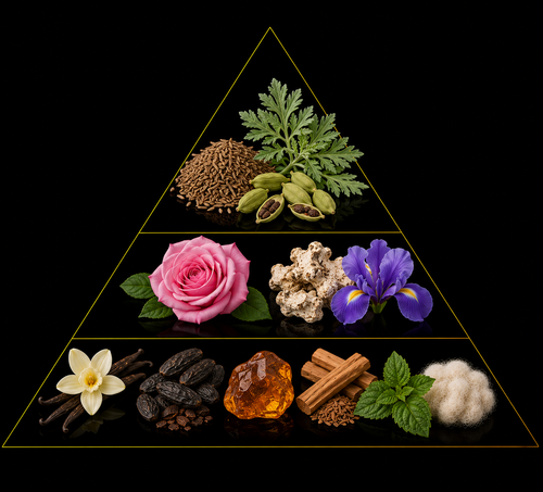 Fragrance pyramid
