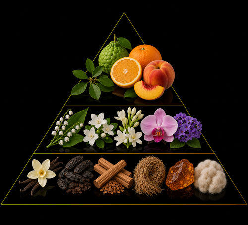 Fragrance pyramid