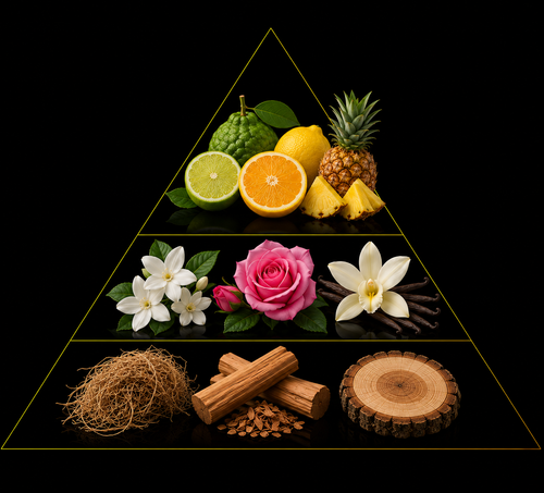 Fragrance pyramid
