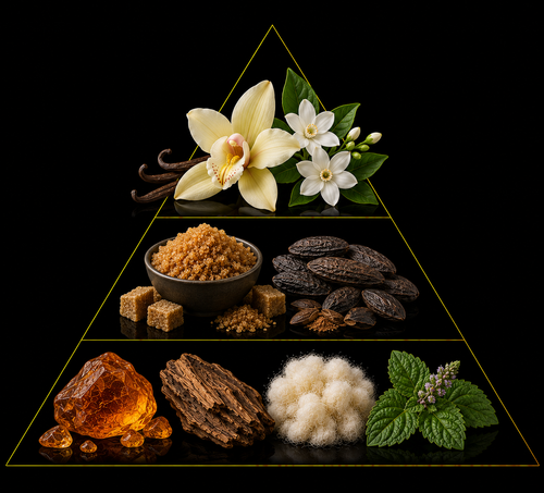 Fragrance pyramid
