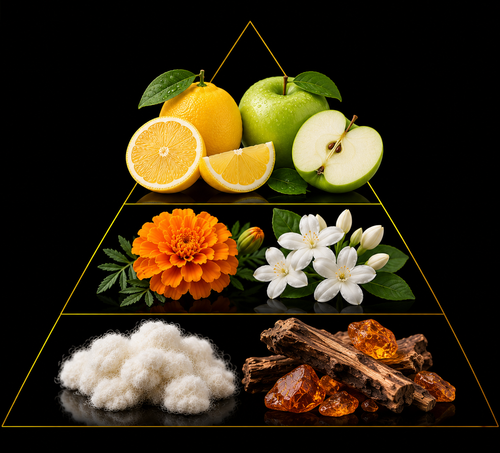 Fragrance pyramid