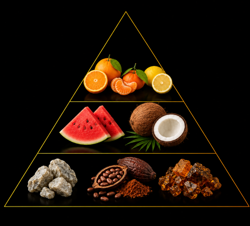 Fragrance pyramid