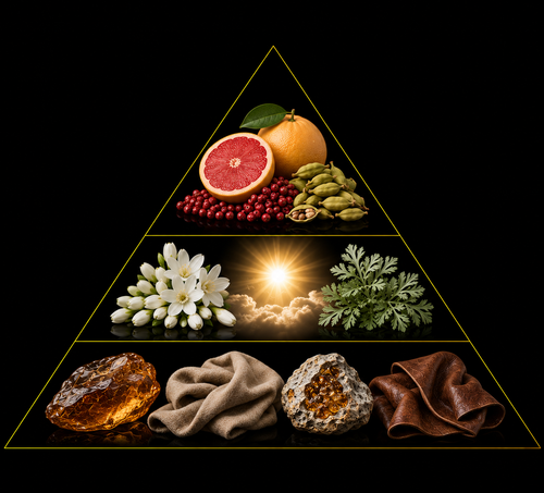 Fragrance pyramid