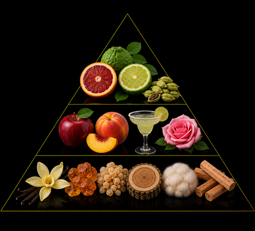 Fragrance pyramid