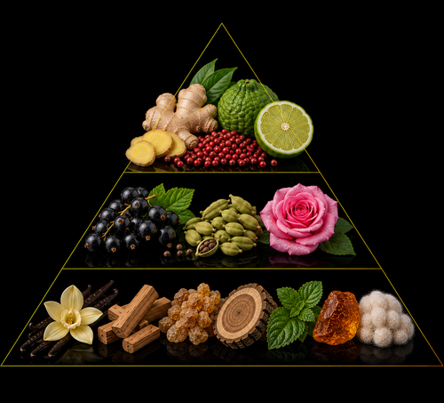Fragrance pyramid