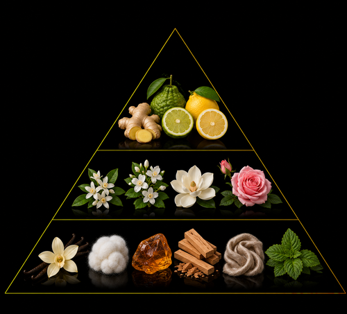 Fragrance pyramid