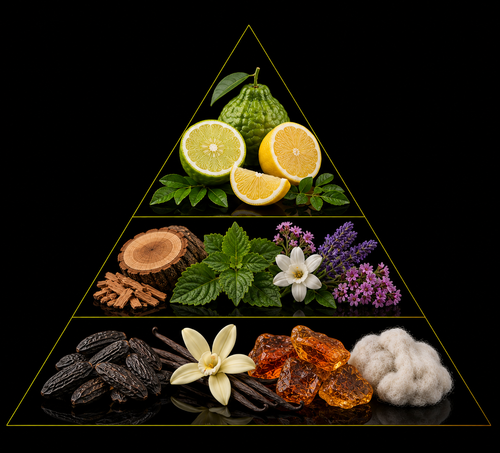 Fragrance pyramid