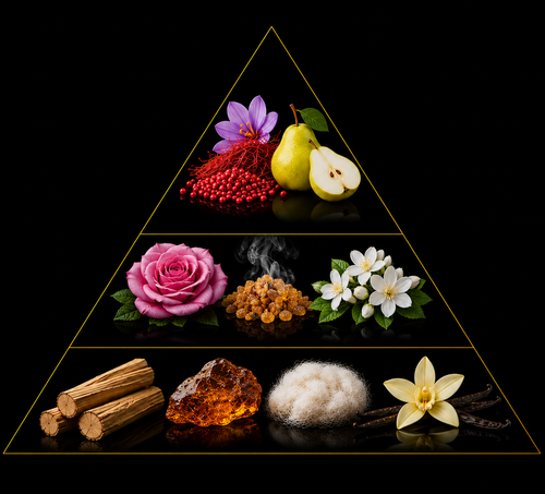 Fragrance pyramid