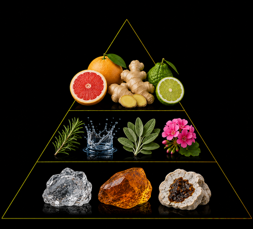 Fragrance pyramid