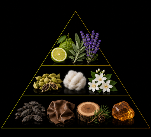 Fragrance pyramid