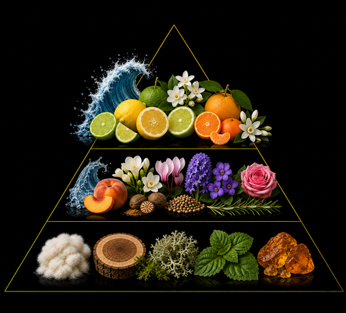 Fragrance pyramid