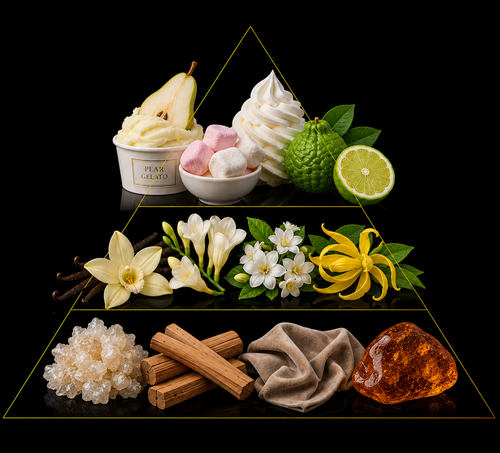 Fragrance pyramid