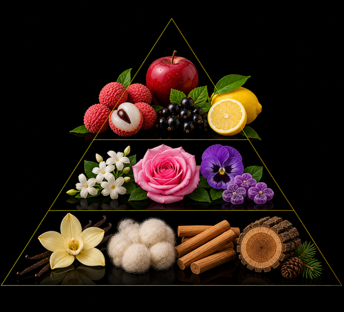 Fragrance pyramid