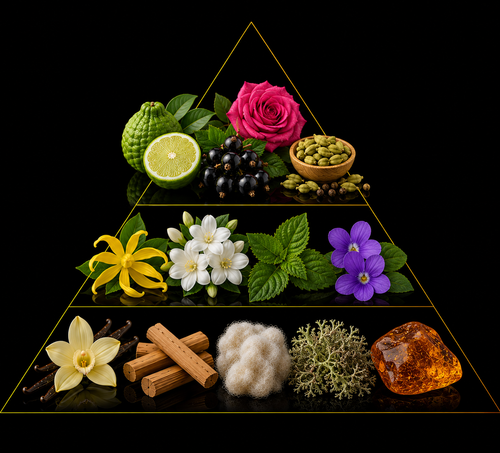 Fragrance pyramid