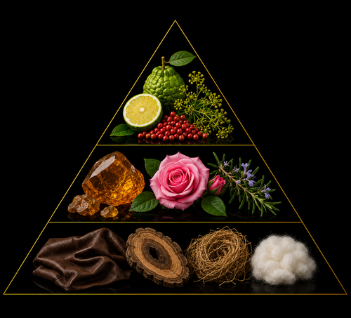 Fragrance pyramid