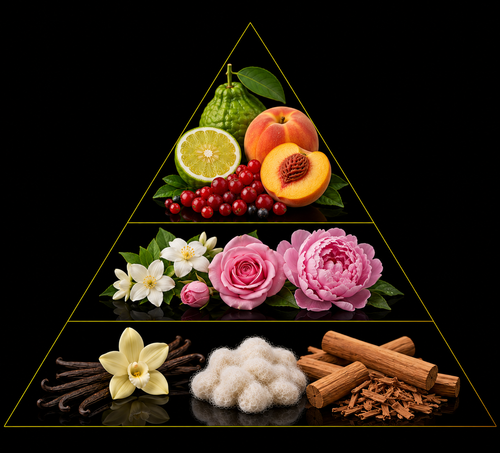 Fragrance pyramid