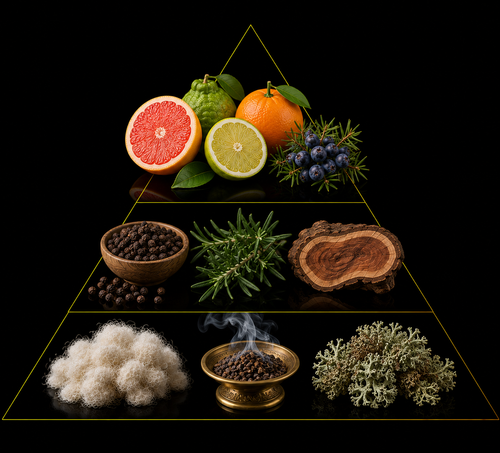 Fragrance pyramid
