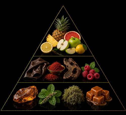 Fragrance pyramid
