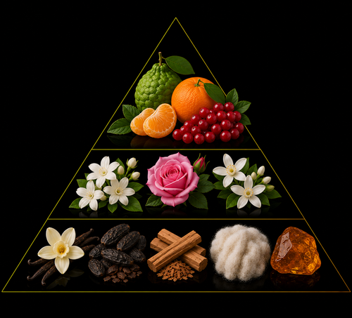 Fragrance pyramid