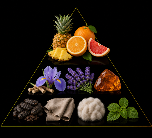 Fragrance pyramid