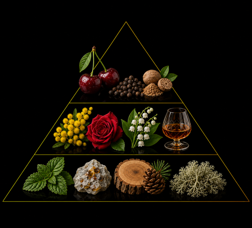 Fragrance pyramid