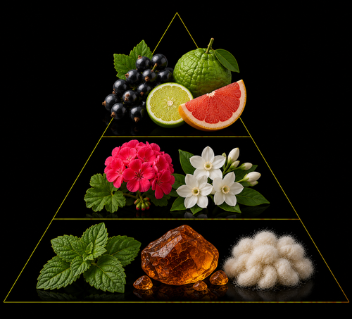Fragrance pyramid