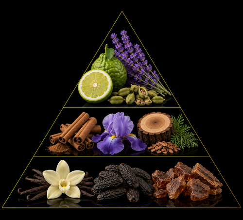 Fragrance pyramid