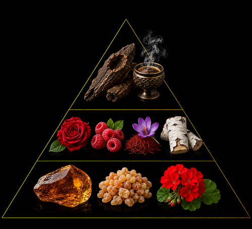 Fragrance pyramid