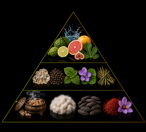Fragrance pyramid