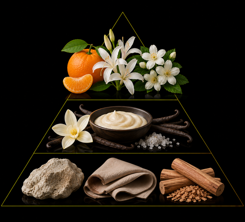 Fragrance pyramid