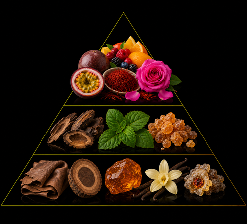 Fragrance pyramid