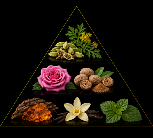 Fragrance pyramid