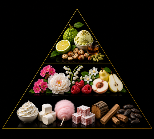 Fragrance pyramid