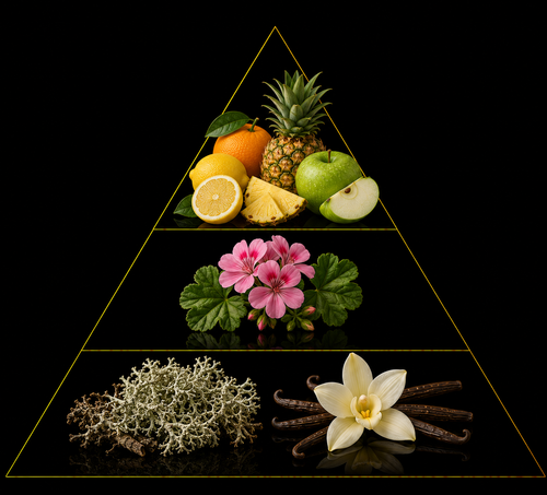 Fragrance pyramid