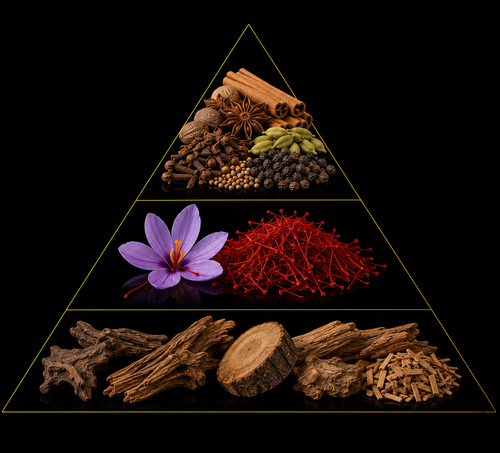 Fragrance pyramid