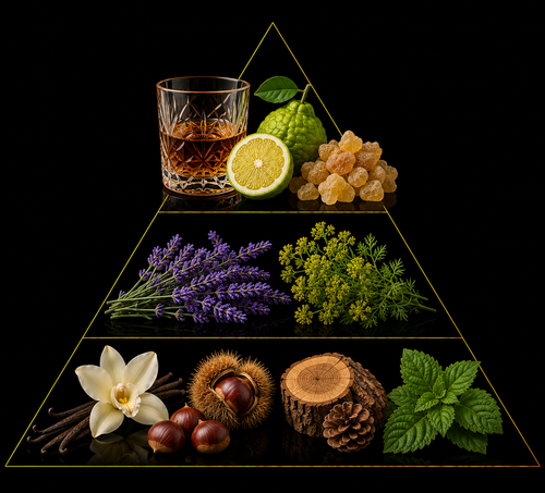 Fragrance pyramid