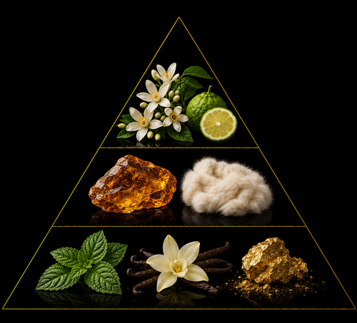 Fragrance pyramid