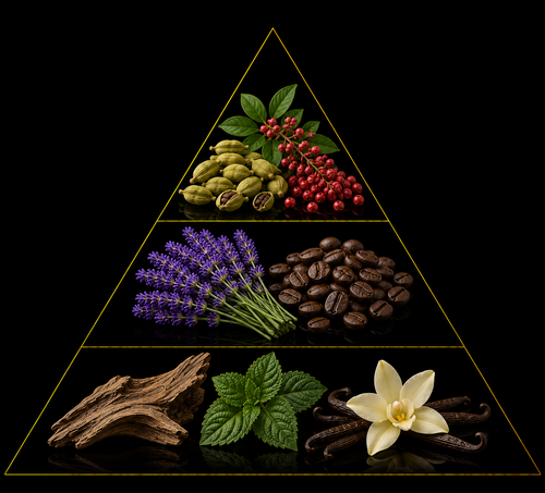 Fragrance pyramid