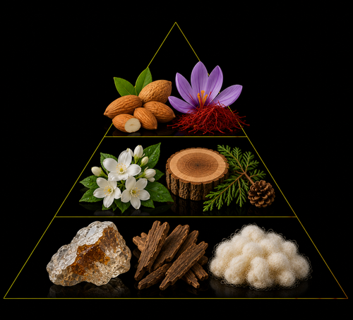 Fragrance pyramid